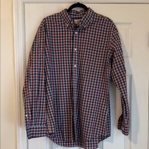Croft & Barrow Red and Blue Plaid Shirt